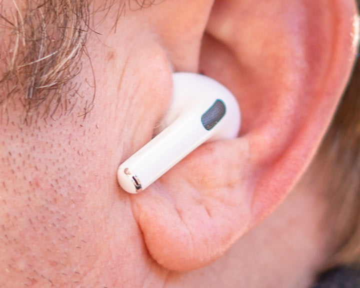 AirPod in person's ear