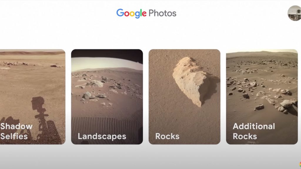 VIDEO: Así sería la cuenta en Google Fotos del róver Perseverance de la NASA