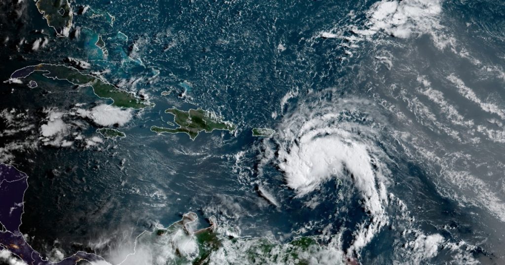 A unique tropical depression heading towards Cuba and the Bahamas