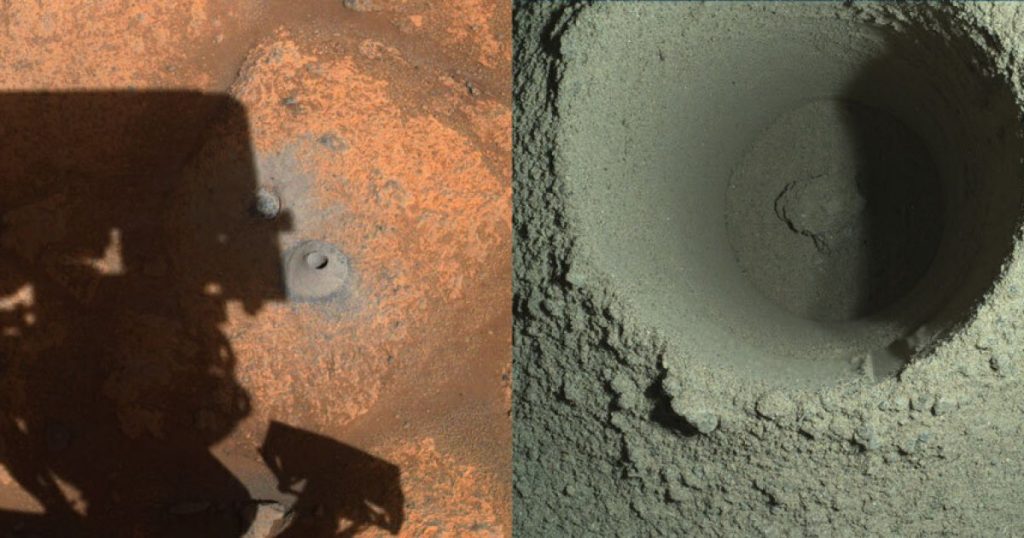 NASA: Collection of samples affected by soft rocks on Mars
