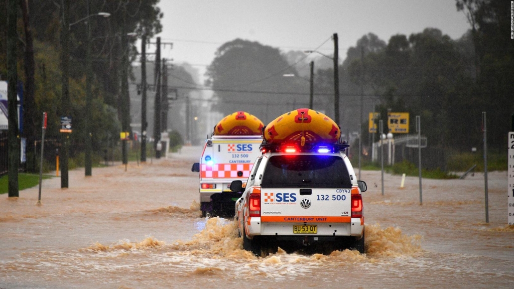 Look at how Australia was after the historic flood