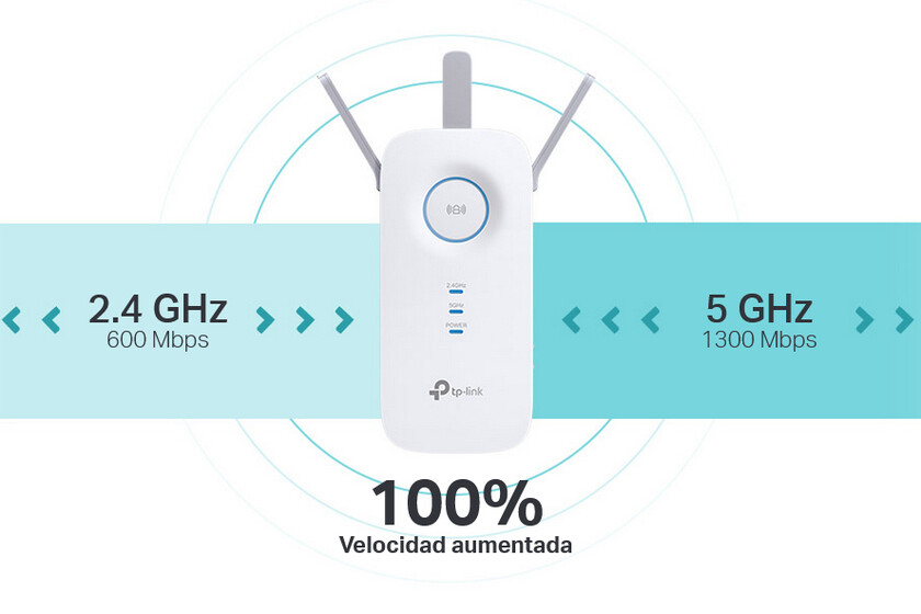 The new TP-Link RE550 promises dual-band WiFi coverage of more than 1,000 square meters