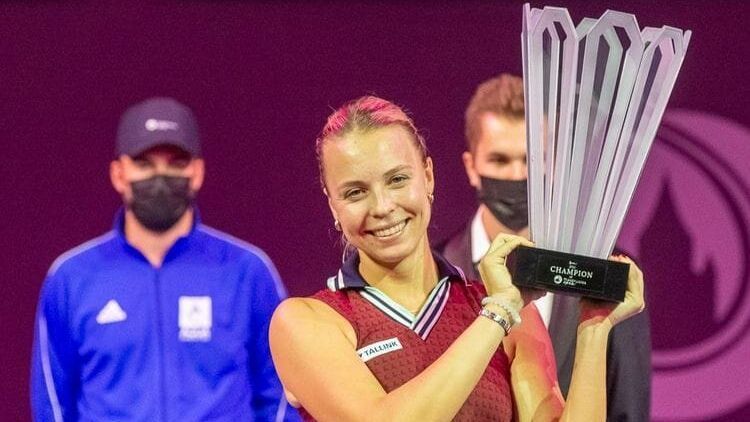 Kontaveit won in Transylvania and qualified for the WTA Finals