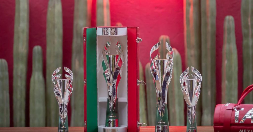 Silver and Quartz Details: These are the prizes for the winners of the Mexican Grand Prix