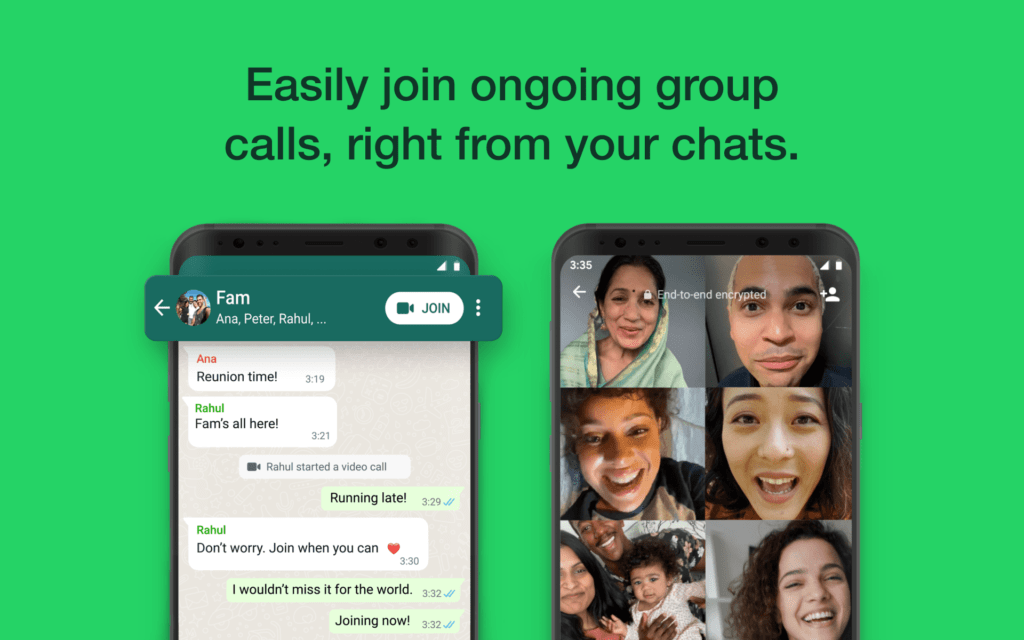 whatsapp group call