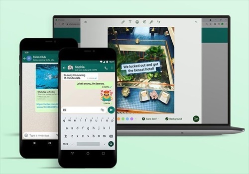 WhatsApp launches desktop version photo editor and full link preview