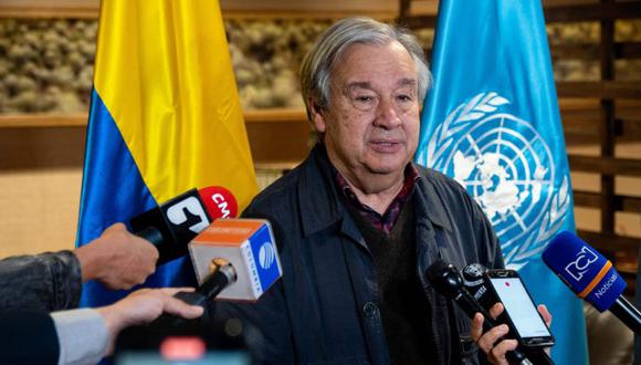 Guterres calls for the implementation of the peace agreement in Colombia