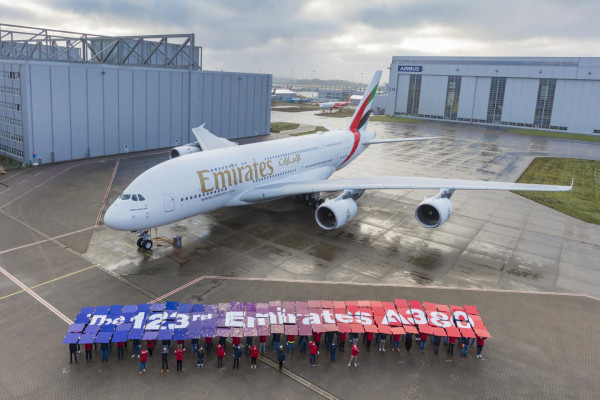 Newest A380 leaves Airbus factory