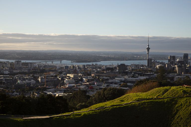 A view of  Auckland, New Zealand’s largest city, on May 5, 2021. More than 50,000 people have escaped the pandemic by moving back to New Zealand, offering the country a rare chance to regain talented citizens. (Cornell Tukiri/The New York Times)