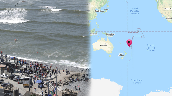 Navy launches tsunami alert off Peruvian coast following new earthquake in New Zealand