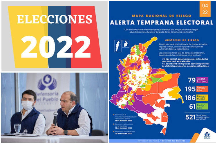 They issue a risk alert in the electoral context in Colombia