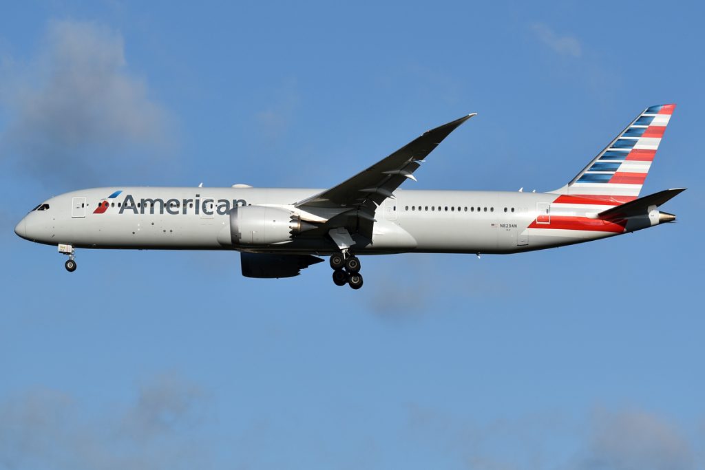 American Airlines operation has been increasingly affected by the suspension of 787 deliveries