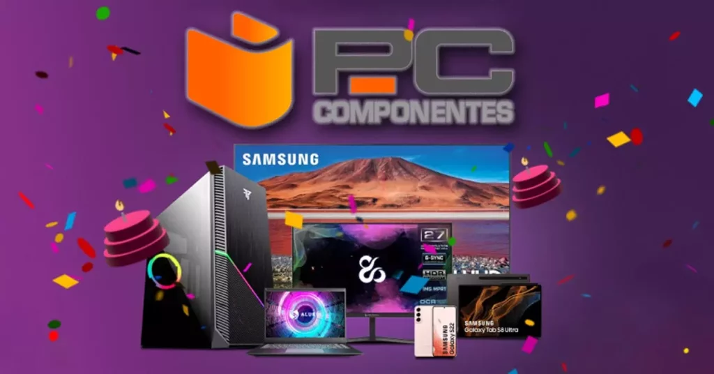 Discounts up to 45% on the occasion of the anniversary of PcComponentes