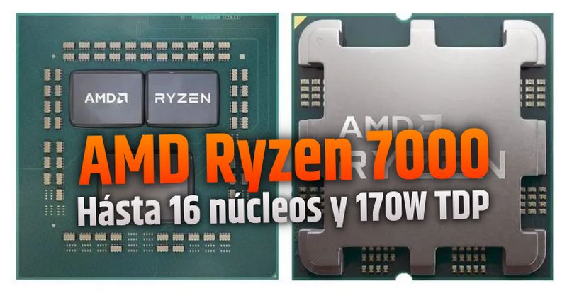 AMD Ryzen 7000, up to 16 cores, 170W TDP