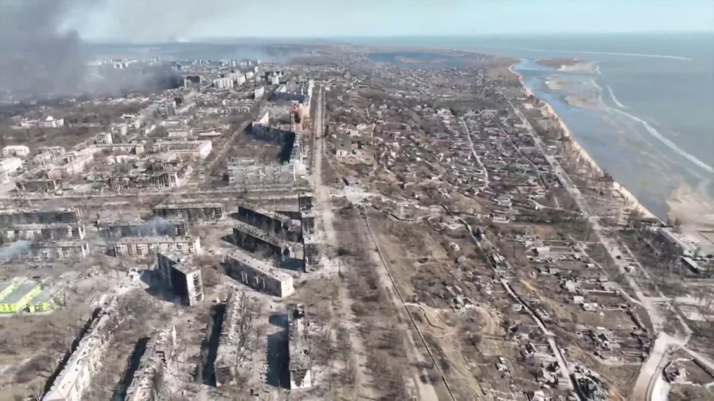 A month of war in Ukraine with cities and regions completely destroyed