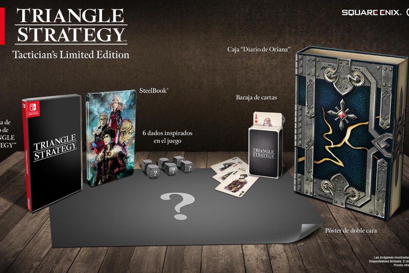 We offer a limited edition version of Triangle Strategy Tactician's for Nintendo Switch