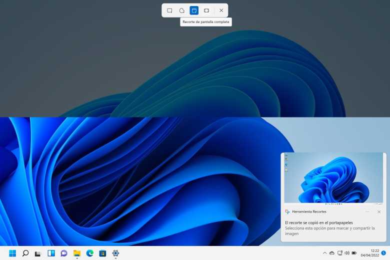 Instant screenshots in Windows 11