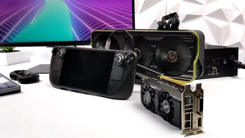 Steam Deck achieves 4K resolution and 60 frames per second using an external graphics card