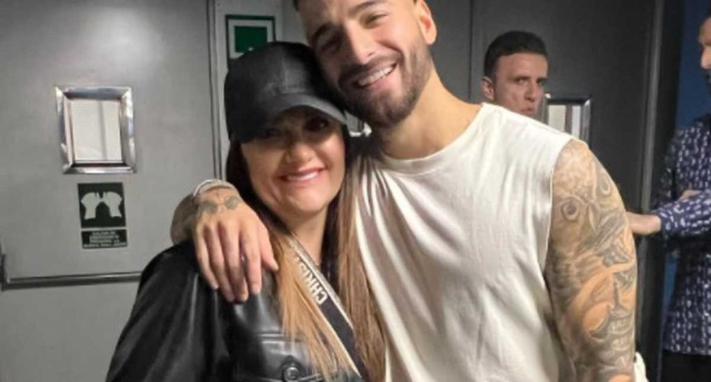 James Rodriguez's mother enjoyed a Maluma party in Spain