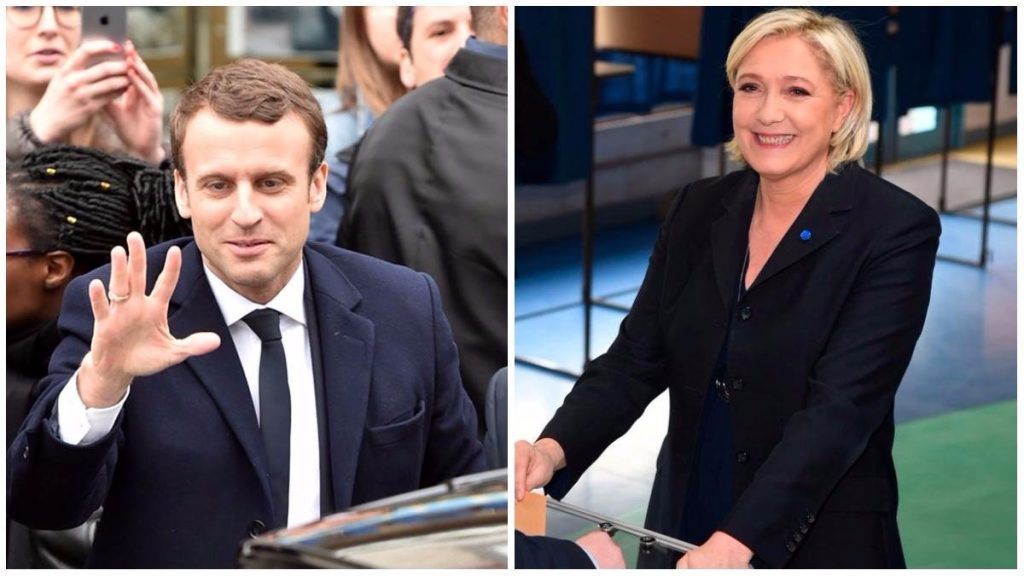 Macron and Le Pen go after undecided voters and try to woo Melenchon voters