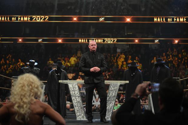 The Undertaker was inducted into the WWE Hall of Fame