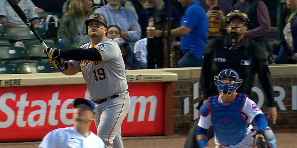 Vogelbach, the pirates come from behind against the cubs