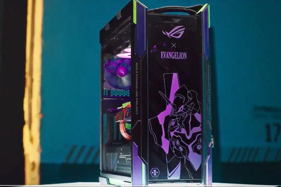 Asus introduced its new line of products for PC inspired by the Evangelion