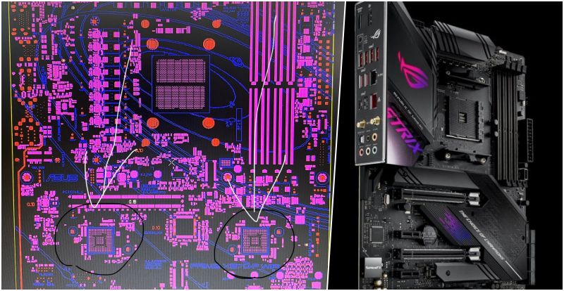 ASUS motherboard with dual chipset discovered