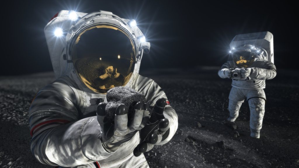 Where on the Moon will the first Artemis spacewalk take place?