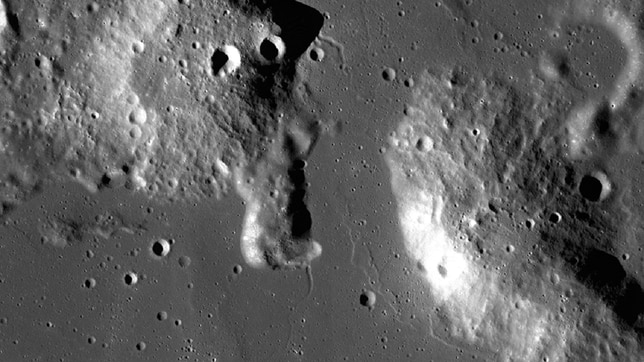 Mysterious hills have been found on the moon