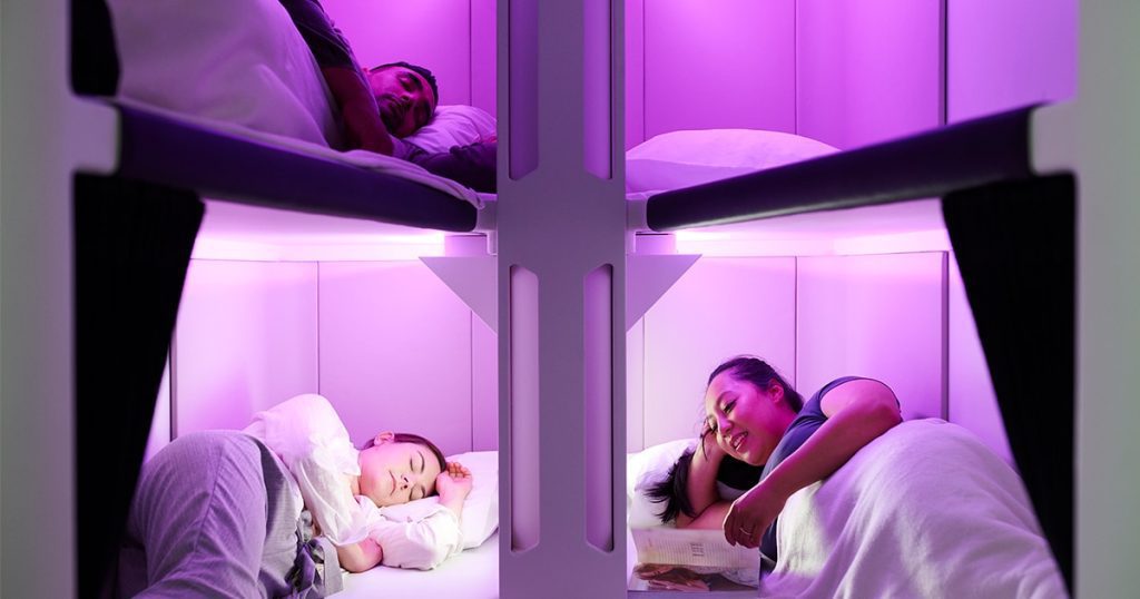 Air New Zealand will have sleeper seats in economy class by 2024