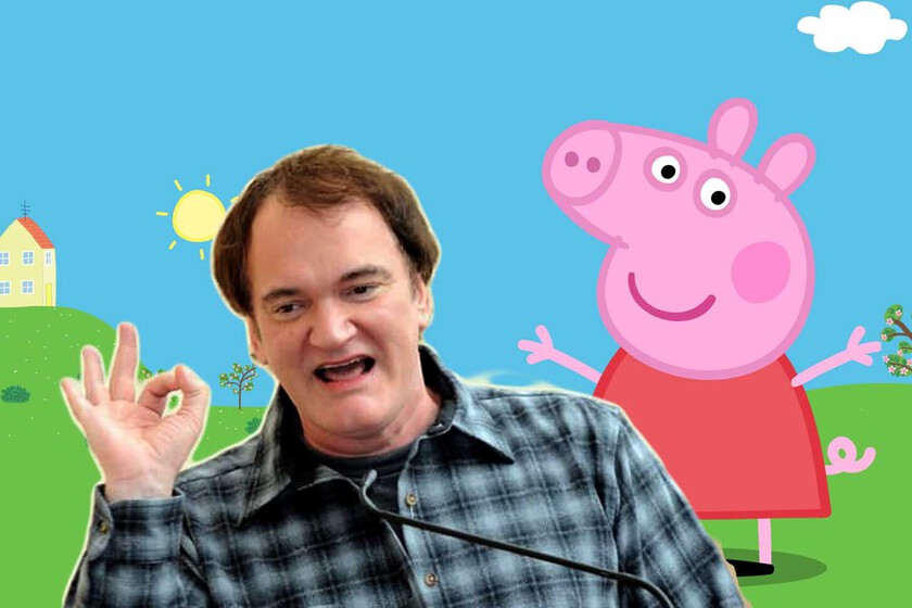 "I love it and see it a lot."  Tarantino says Peppa Pig is the best British production of the decade