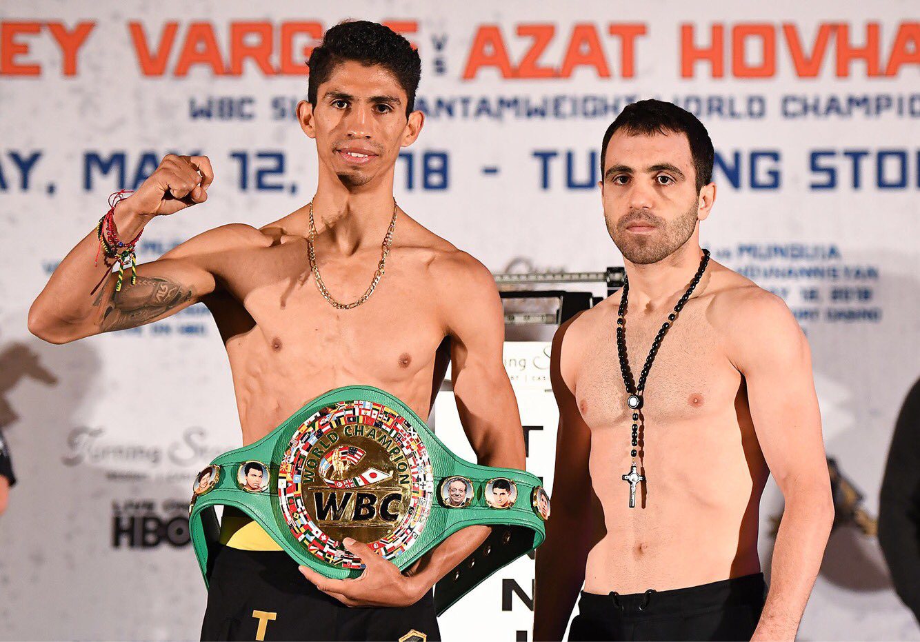 Ray Vargas and Izzat Hovhannisyan were the second fighters to have faced Nacho and Freddy (Image: Twitter / @UCNlive)