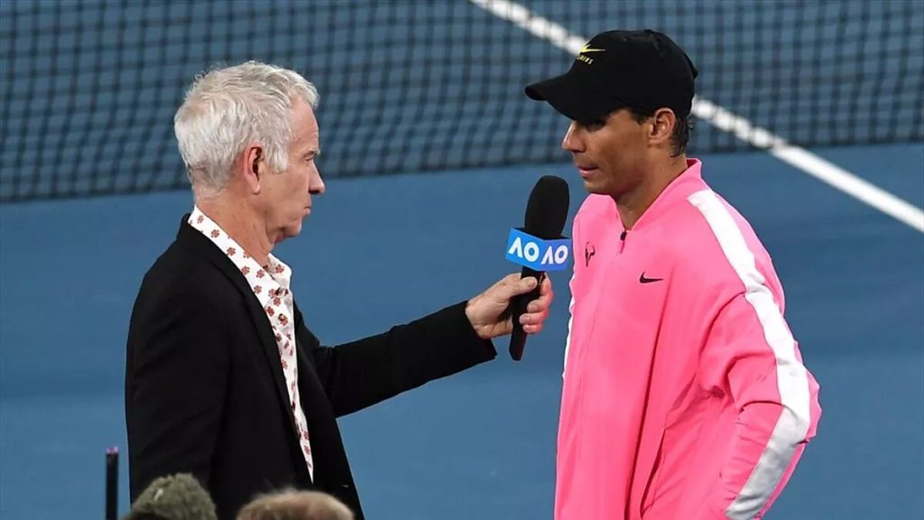 John McEnroe, winner of seven major championships: "I've never seen anyone like Rafael Nadal"