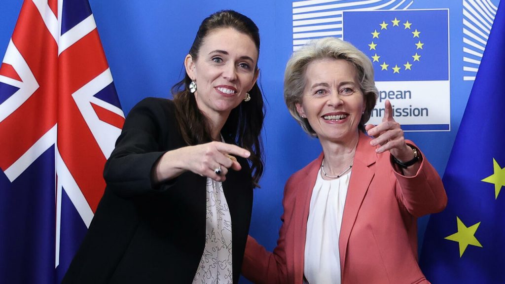 The European Union and New Zealand have announced a free trade agreement