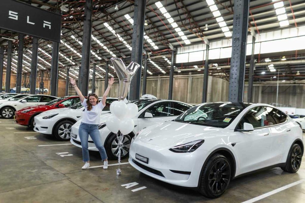 Tesla is offering the first Model Y in Australia and New Zealand