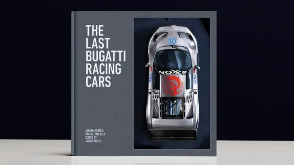 The first edition of a book on the history of the Bugatti EB110 sold for $46,000