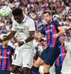 Photo of the friendly match between FC Barcelona and Real Madrid in July in Las Vegas