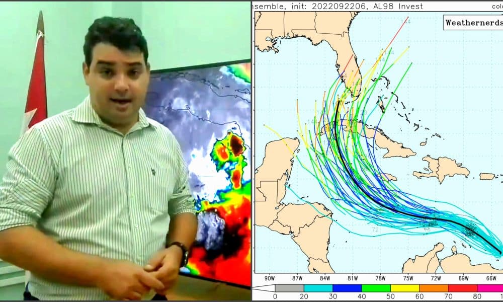 What is known about the cone path of a potential tropical cyclone?  Elier Pila provides some details
