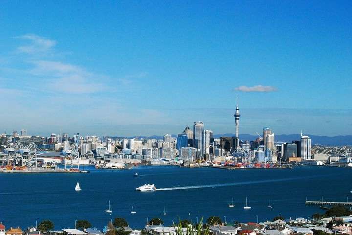 A panoramic view of Auckland, New Zealand.  Photo Tourism New Zealand