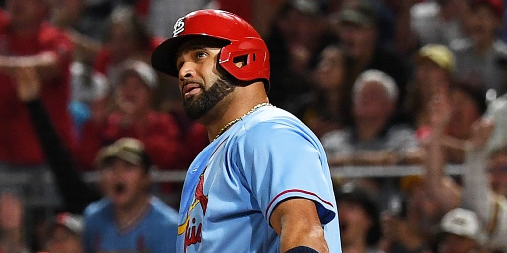Pujols look historically HR #696 and SL to outperform Pirates