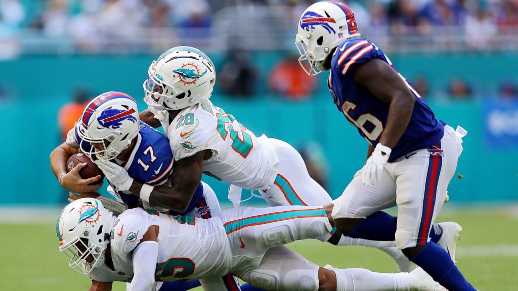 The Billing Attack Coordinator had a fit of rage after losing to the Dolphins