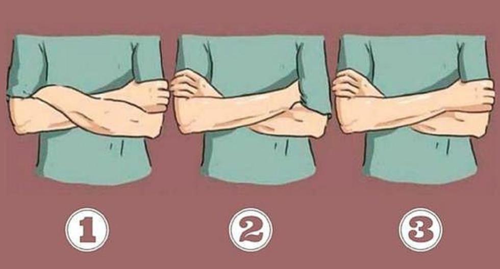 ➤ Tell us here how you interlock your arms according to this visual test and find out your personality type |  Viral Challenge |  Psychological test |  directions |  viral |  Mexico