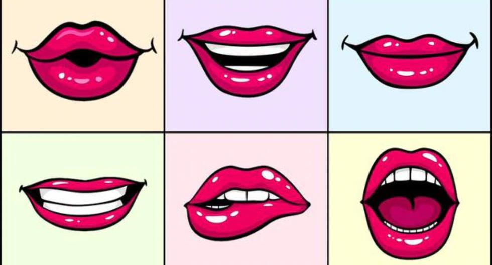 Reveal what your friends say about you in this visual quiz according to the mouth you like |  Viral Challenge |  Psychological test |  directions |  viral |  Mexico
