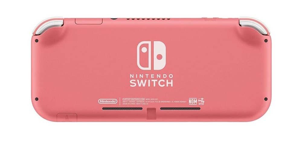 The back of the Nintendo Switch Lite console