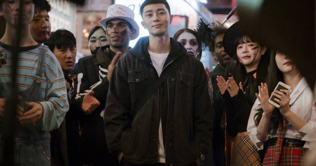 The Korean drama was filmed during Halloween night in Itaewon, Seoul, South Korea