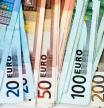 Euro paper money