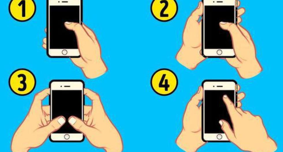 ➤ Find out how smart you are based on the way you hold your phone in the eye test |  Viral Challenge |  Psychological test |  directions |  viral |  Mexico