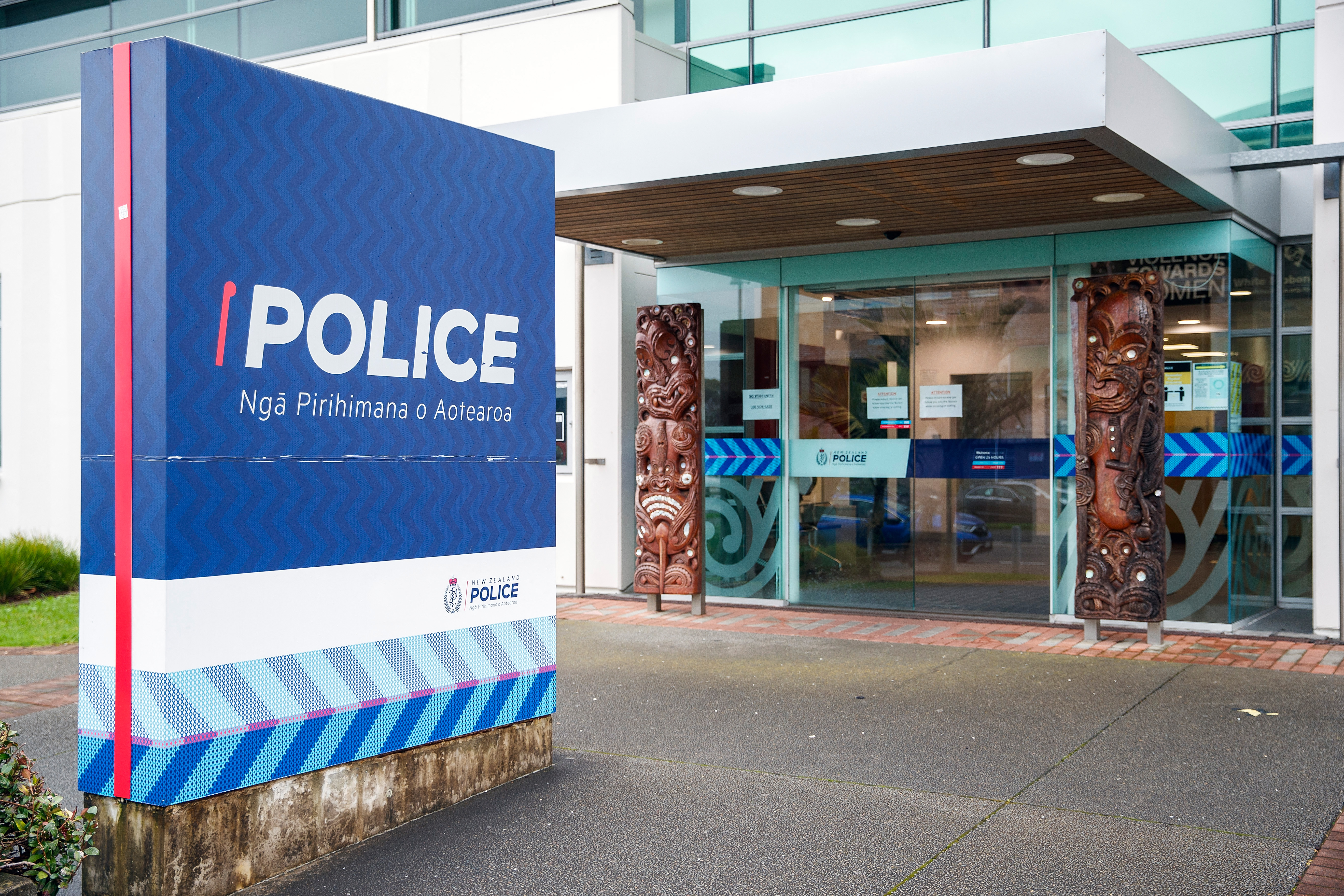 A general view Manukau District Police is leading the investigation.  (Photo by David Rowland/AFP)