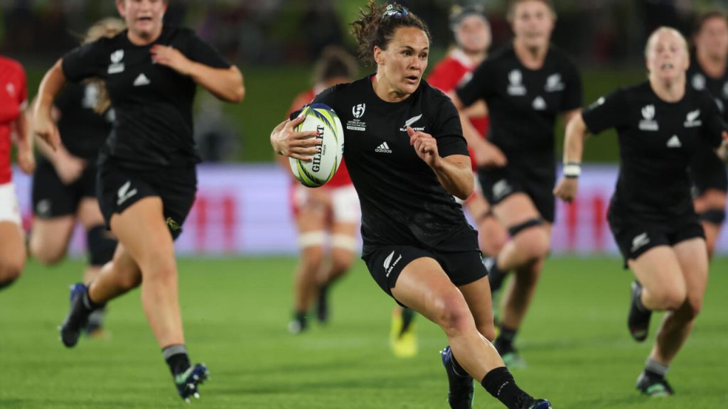 New Zealand 'Black Ferns', 'All Blacks' in shade